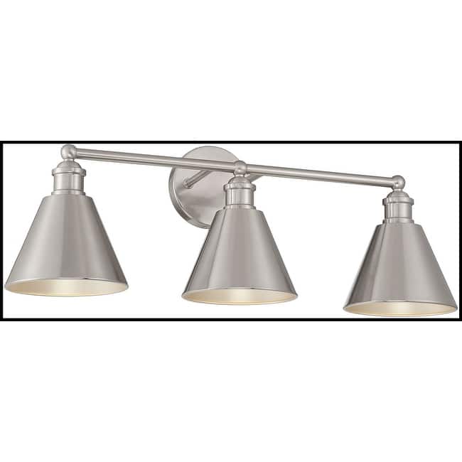 Meridian M80064 3 Light 27" Wide Bathroom Vanity Light