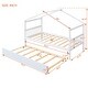 preview thumbnail 18 of 34, Twin Size Wooden House Bed with Twin Size Trundle
