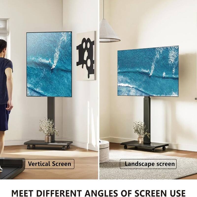 Rolling TV Stand