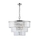 preview thumbnail 24 of 24, SAFAVIEH Couture Karissa 24-Inch Crystal 10-Light Tier Chandelier - 24" W x 24" D x 21 / 69" H