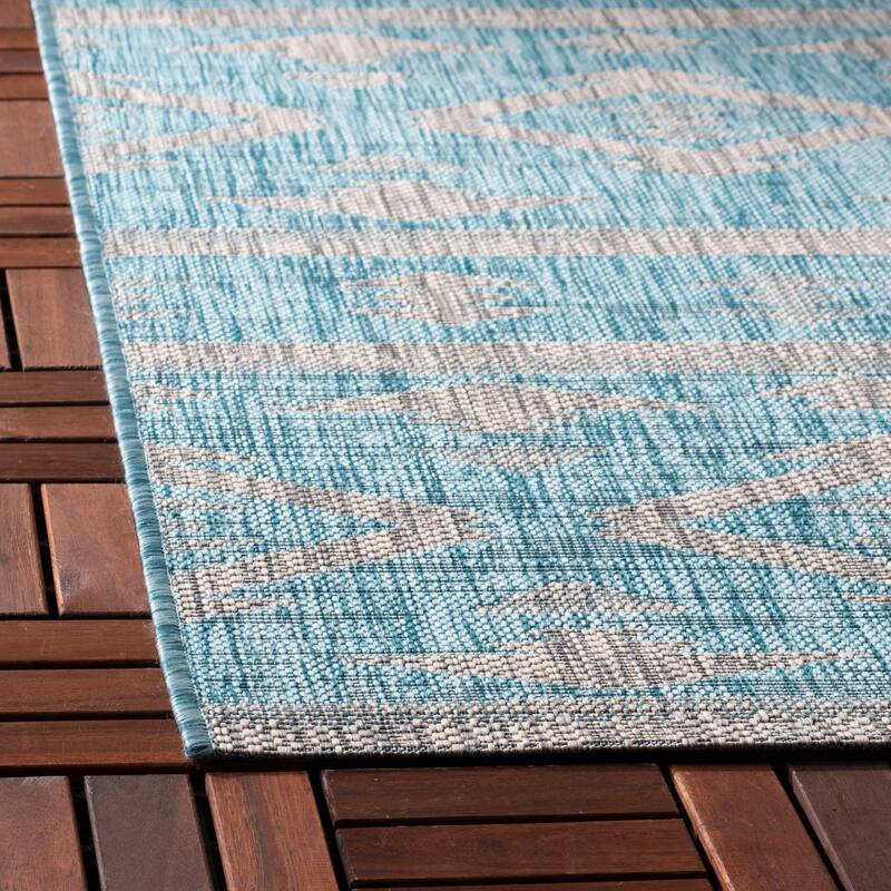 SAFAVIEH Courtyard Fraidel Indoor/ Outdoor Waterproof Patio Backyard Rug