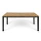 preview thumbnail 7 of 18, Christopher Knight Home - Hayden Outdoor Acacia Wood and Metal Dining Set with Cushioned Arm Chairs 7 Piece Set