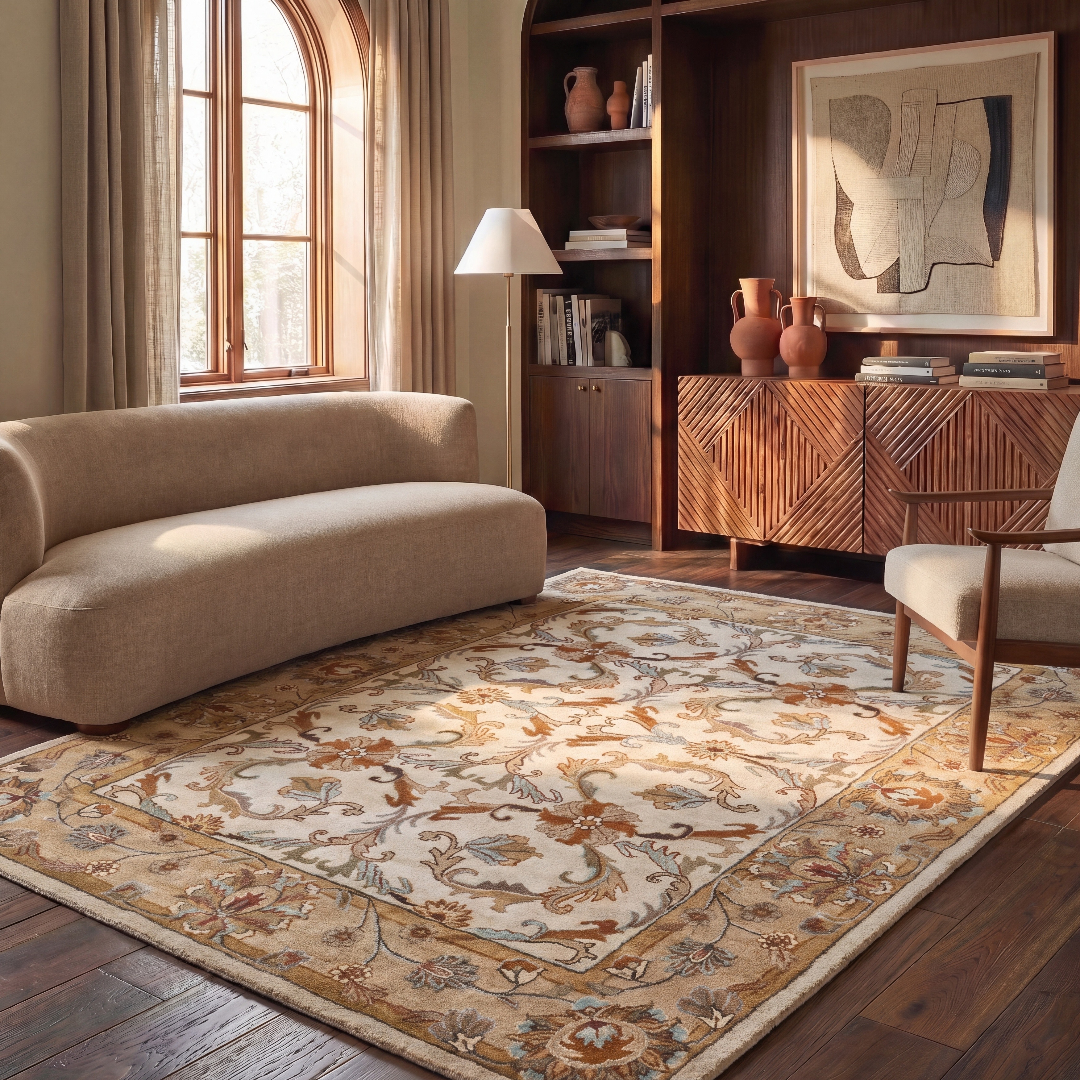 SAFAVIEH Handmade Heritage Annerike Traditional Oriental Wool Rug