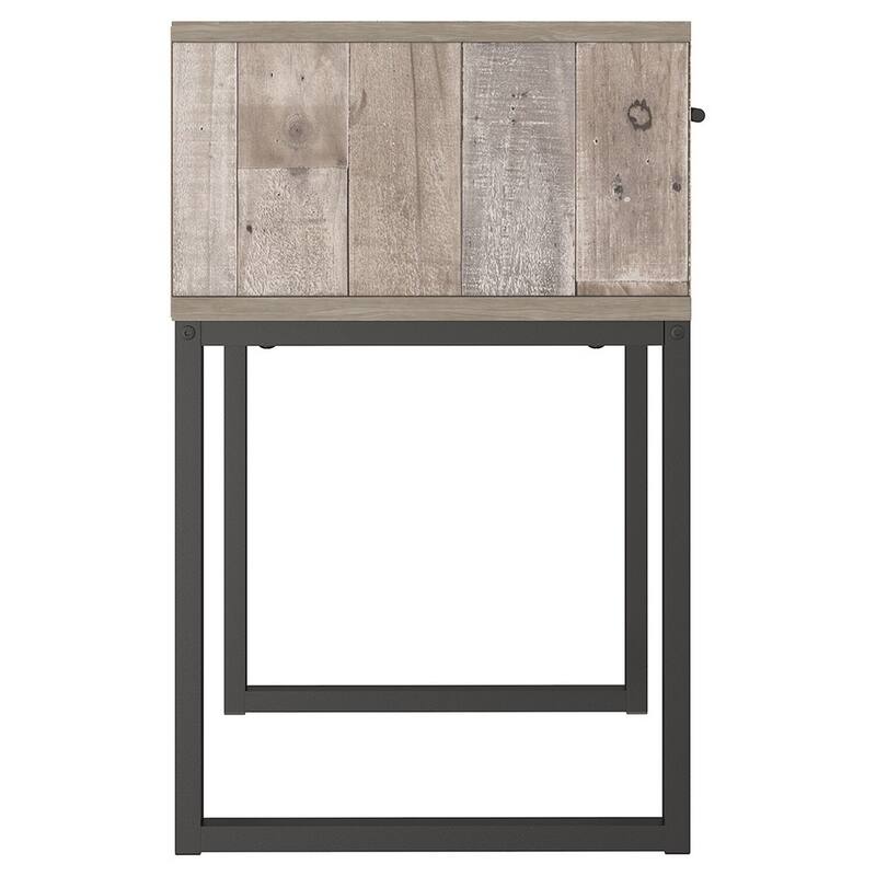 Whitewashed 1 Drawer 14.93 in. W Nightstand with Sturdy Hardware and Ample Storage