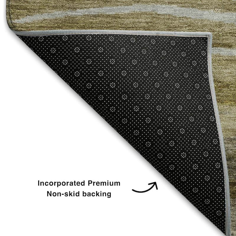 Premium Washable Super Soft Modern Stripes Mayfield Rug