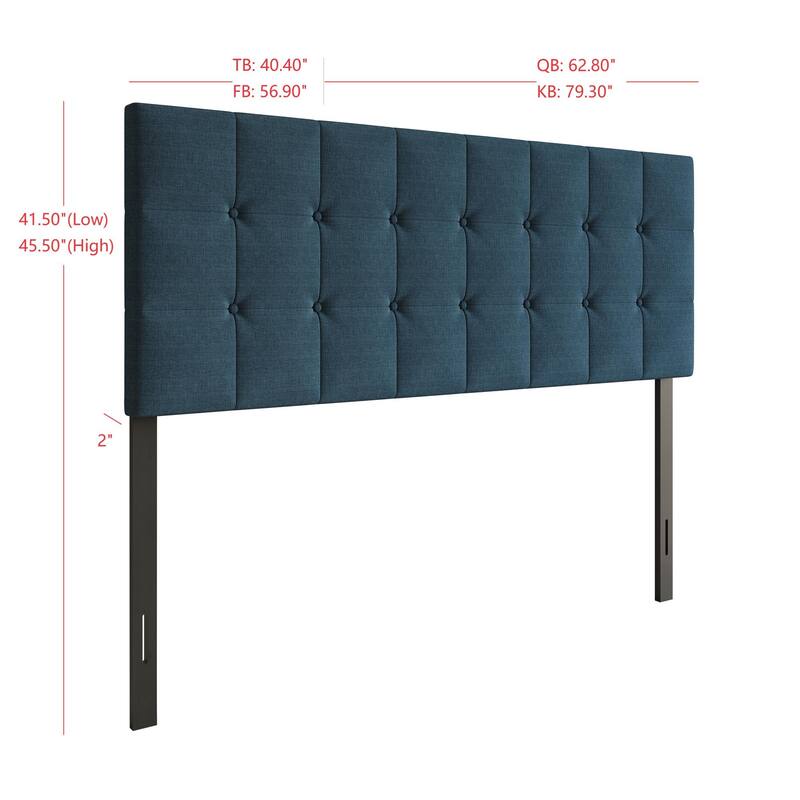 Clayfell Ecorse Tufted Upholstered Headboard