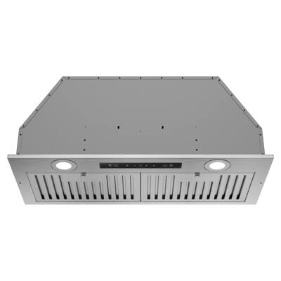 27.5 inch Insert Stainless Steel Range Hood with One Motor,LED Screen Finger Touch Control