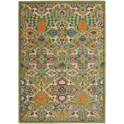 Nourison Allur Contemporary Boho Floral Medallion Area Rug