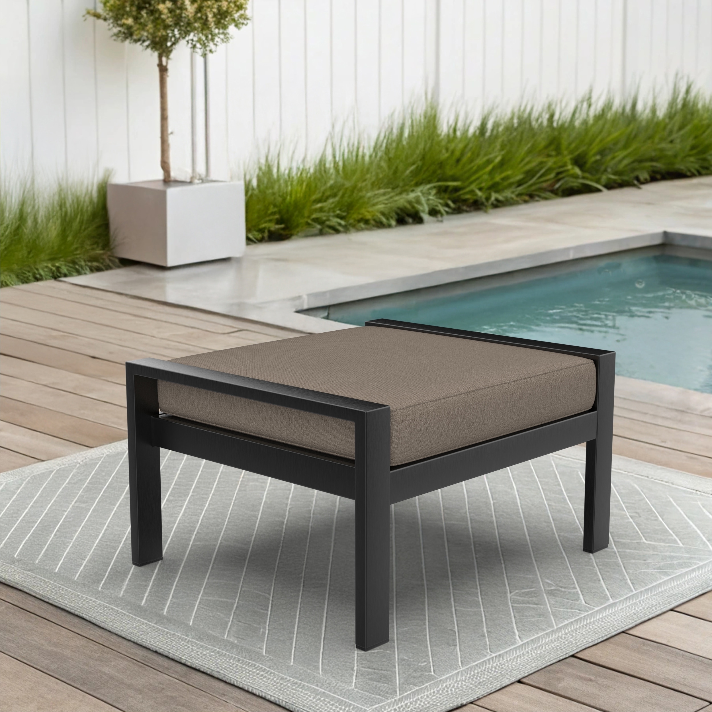Sunbrella Outdoor Ottoman Cushion