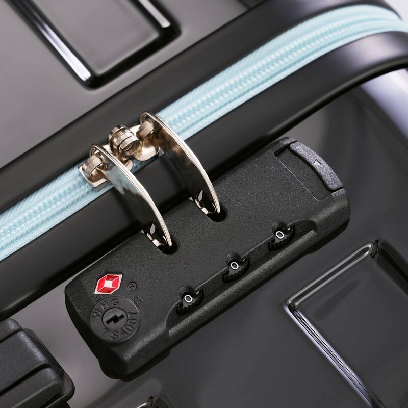New Model ABS Hardshell 3 Piece Luggage Sets, Lightweight Durable Suitcase with Spinner Wheels and TSA Lock, for Travel