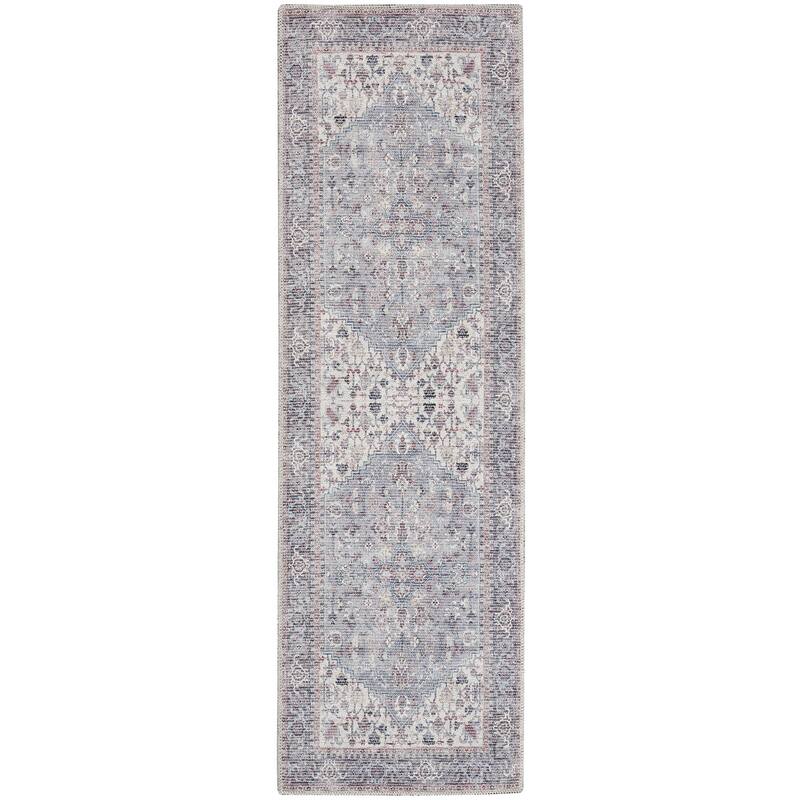 57 Grand by Nicole Curtis Vintage Medallion Machine Washable Area Rug