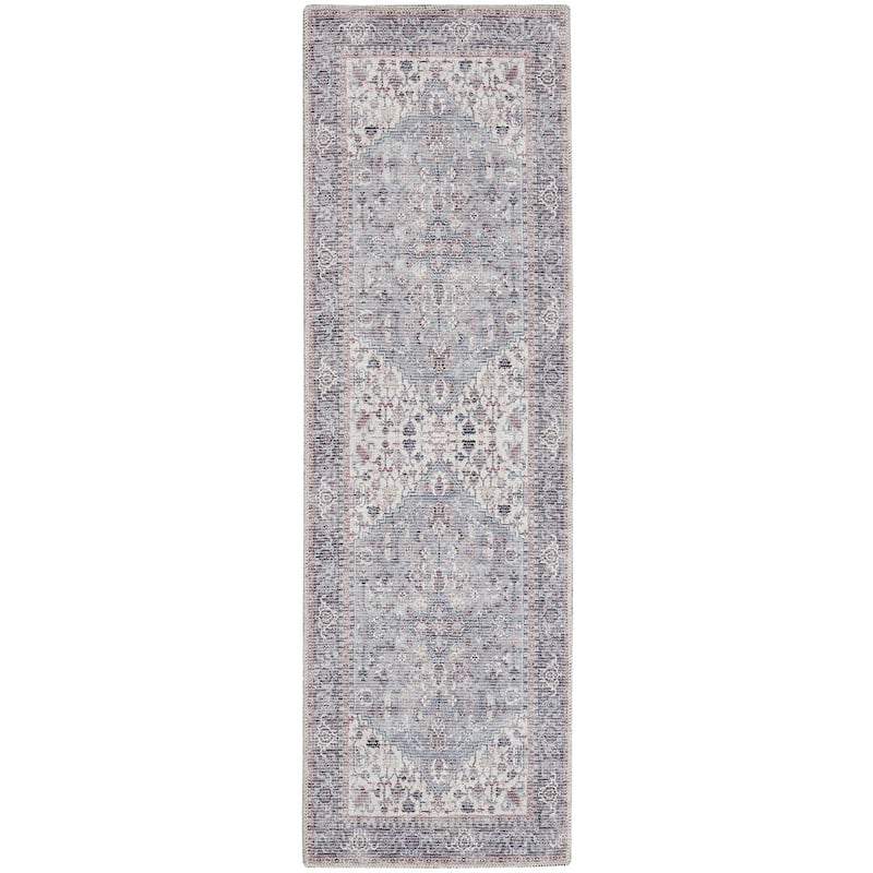 57 Grand by Nicole Curtis Vintage Medallion Machine Washable Area Rug