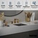 preview thumbnail 16 of 18, Karran Cinox Stainless Steel Square Undermount Sink