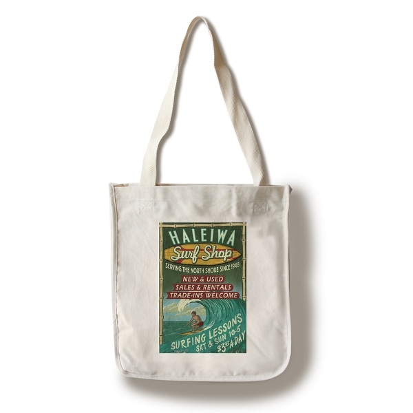 Haleiwa Hi Surf Vintage Sign Lp Artwork 100 Canvas Haleiwa Hi Surf Vintage Sign Lp Artwork 100 Canvas Tote