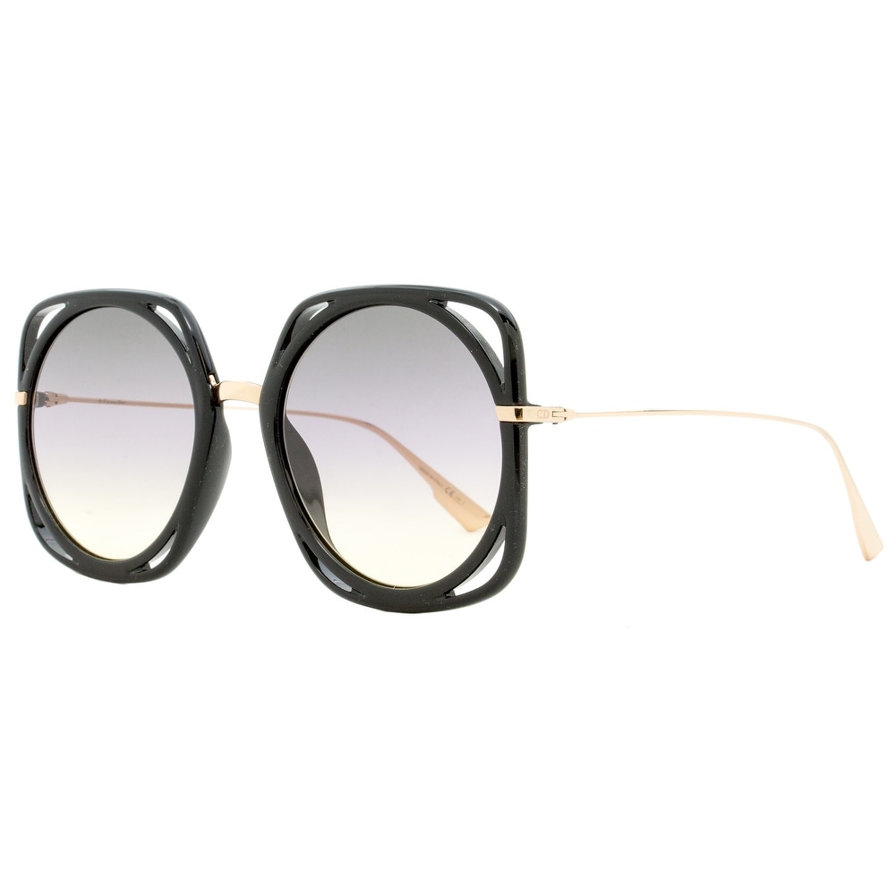 dior black and gold sunglasses