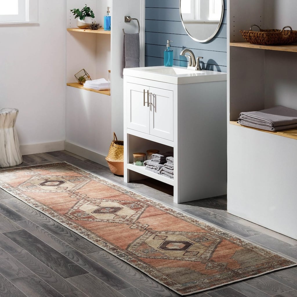Livabliss Traditional Antiquity Medallion Area Rug