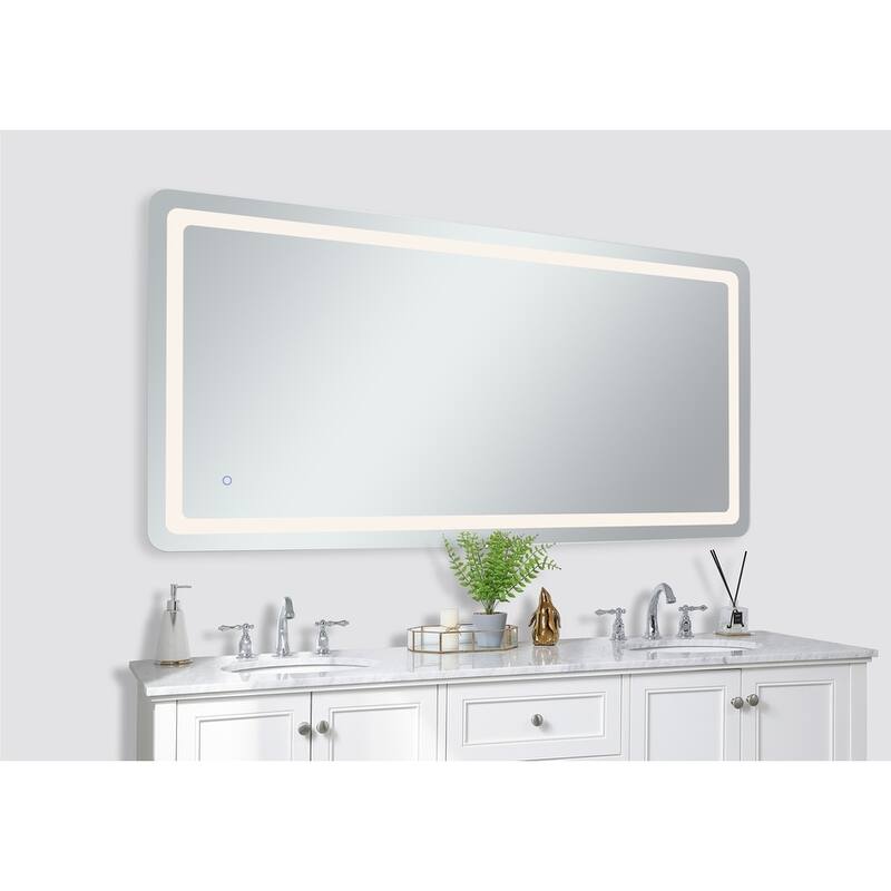 Indigo Home 36in x 72in soft edge LED mirror