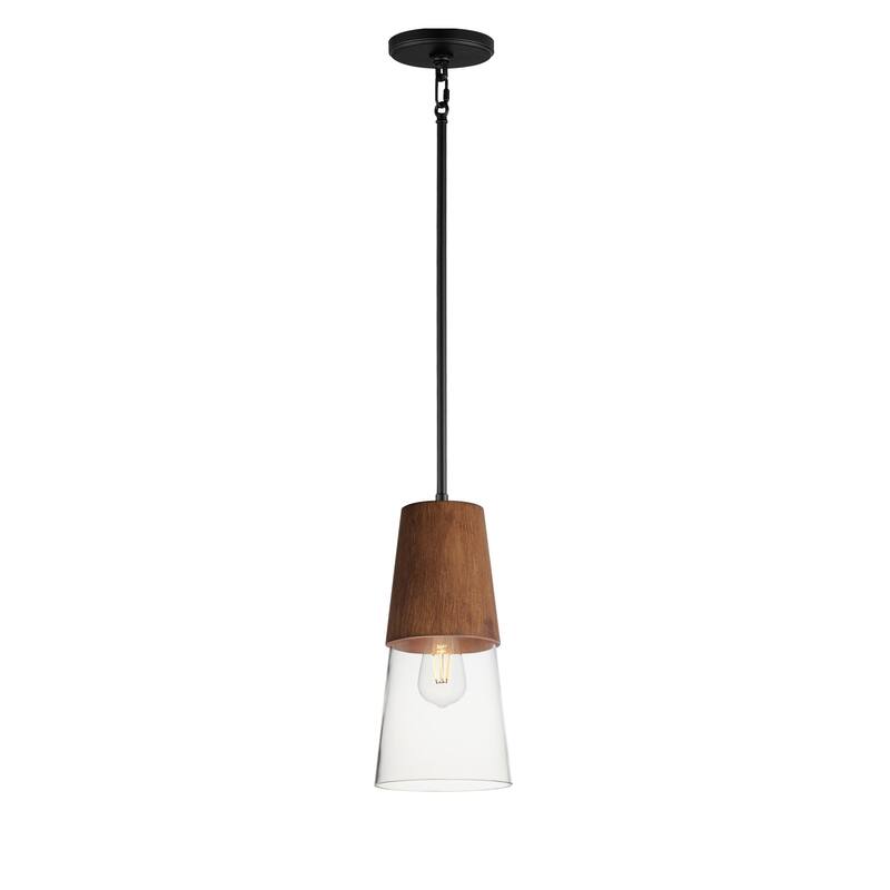 Maxim 91620CL Carpenter 7" Wide Mini Pendant