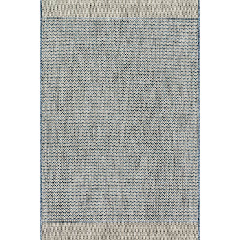 Alexander Home Havannah Chevron Stripe Indoor/ Outdoor Area Rug
