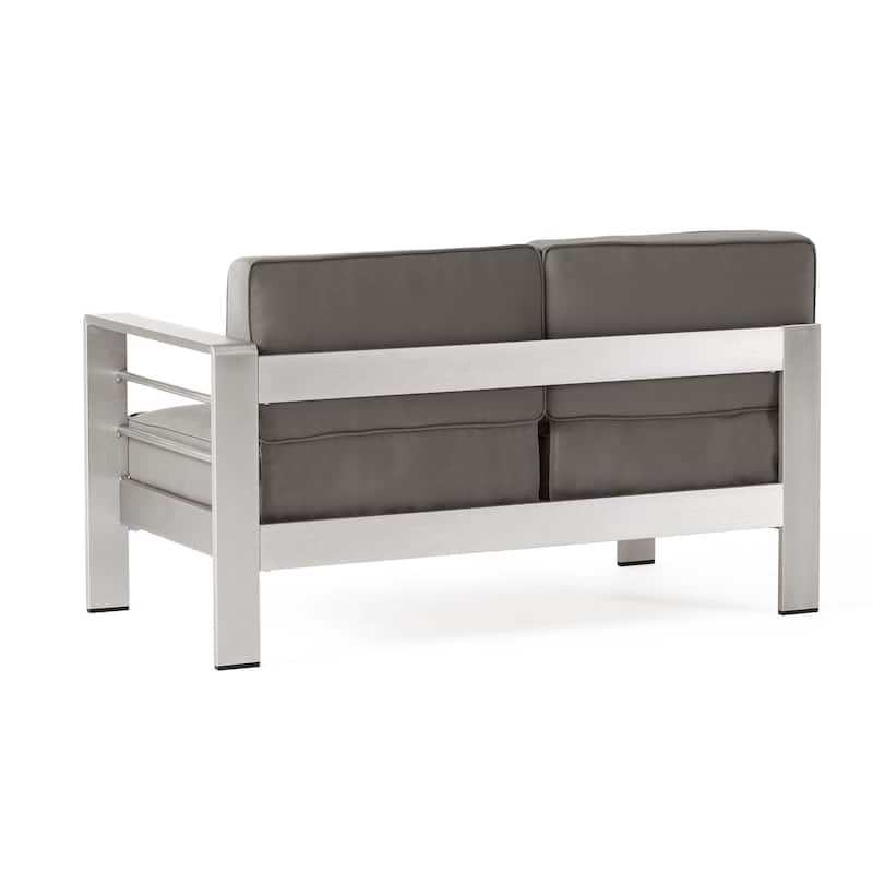 Cape Coral Outdoor 5-piece Sofa Set with Fire Pit by Christopher Knight Home