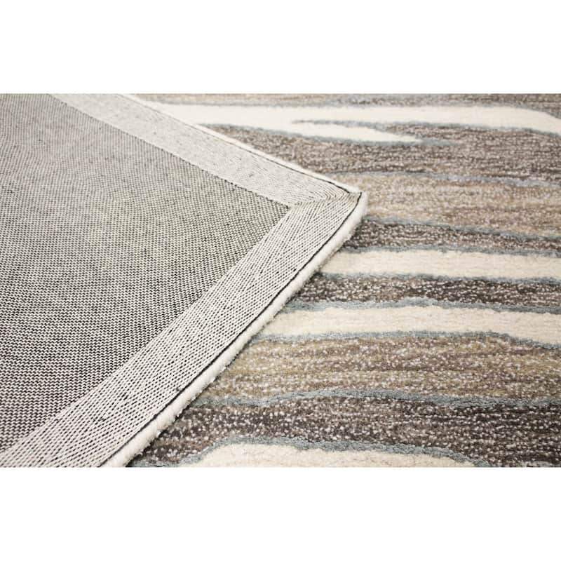 Bashian Mack Contemporary Hand Tufted Area Rug