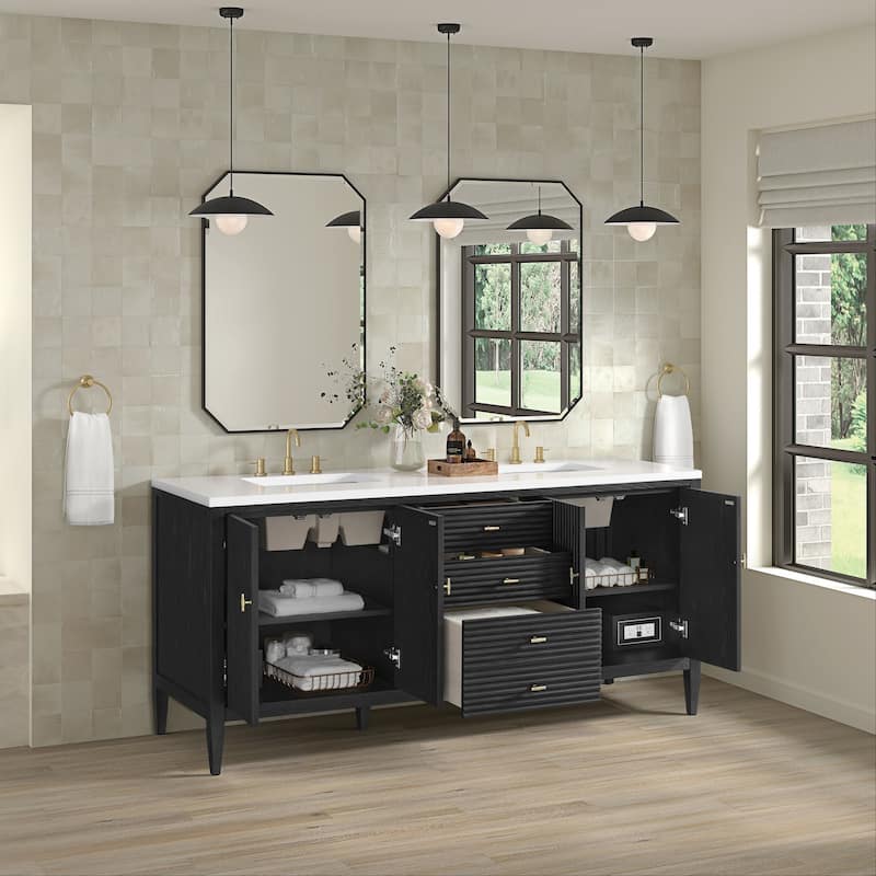 James Martin Vanities 485-V72-M Myrrin 72" Free Standing Double Basin