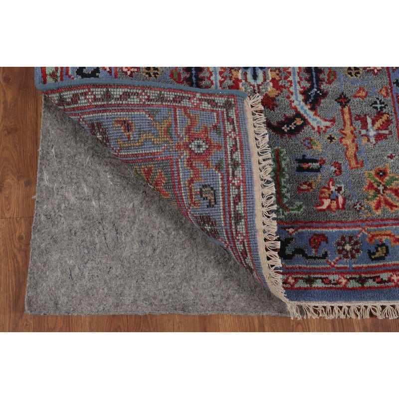 Gray Heriz Serapi Indian Rug Handmade Wool Carpet - 2'11" x 5'0"