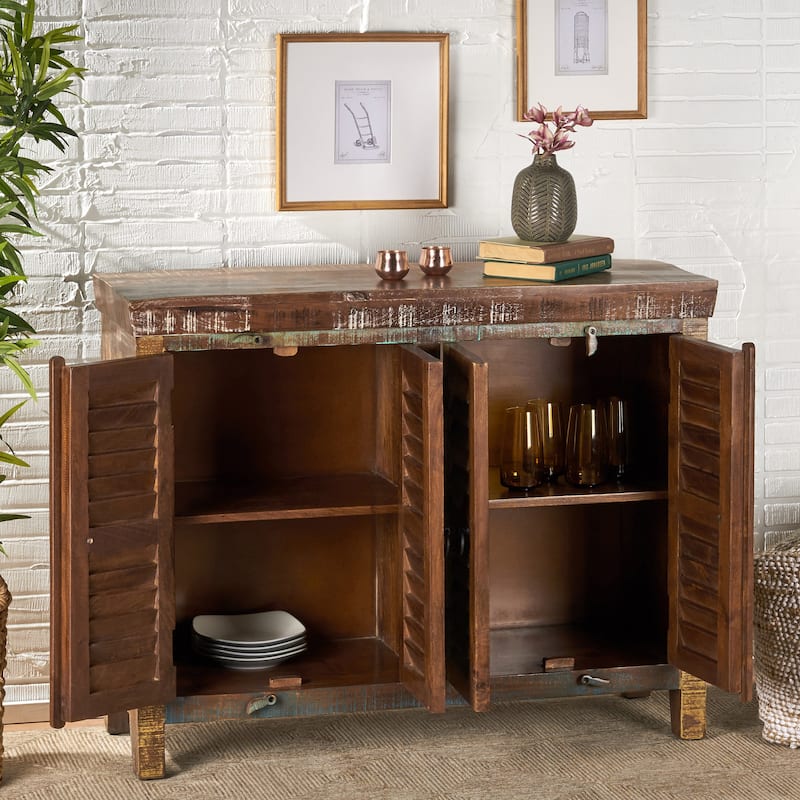 Macalpin Recycled Wood Cabinet by Christopher Knight Home