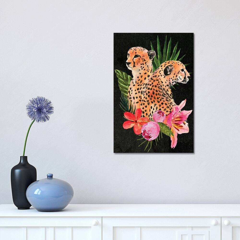 iCanvas "Cheetah Bouquet I" by Annie Warren Canvas Print