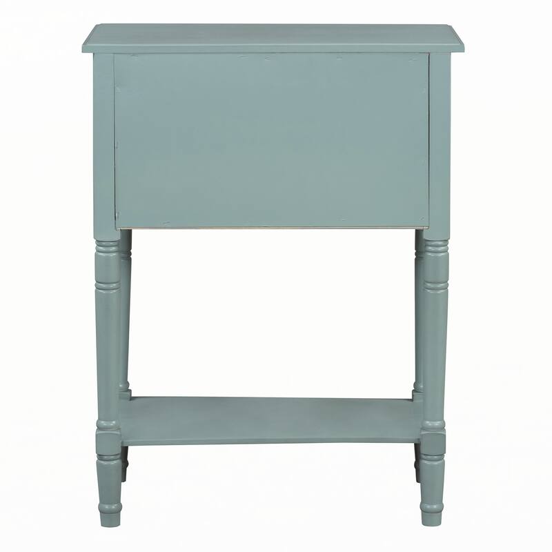 Narrow Console Table(Light Blue)
