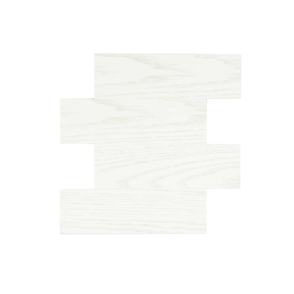 Faux Wood Whitewash Peel and Stick Wall Tiles