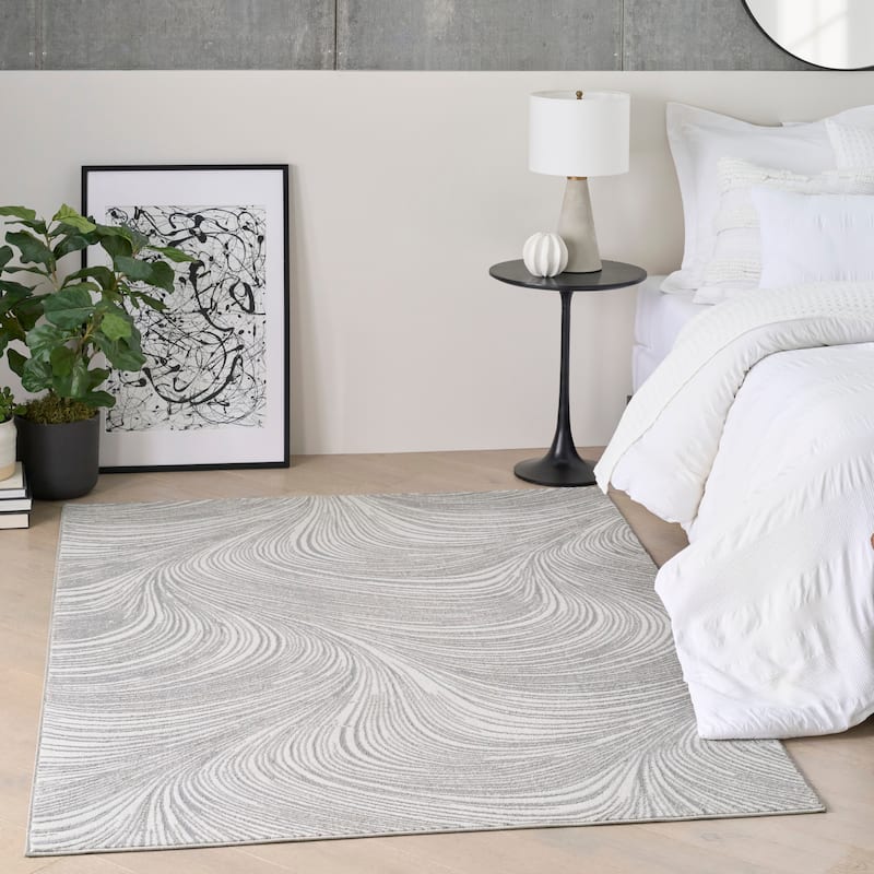 DKNY Central Park West Indoor only Abstract Glam Area Rug