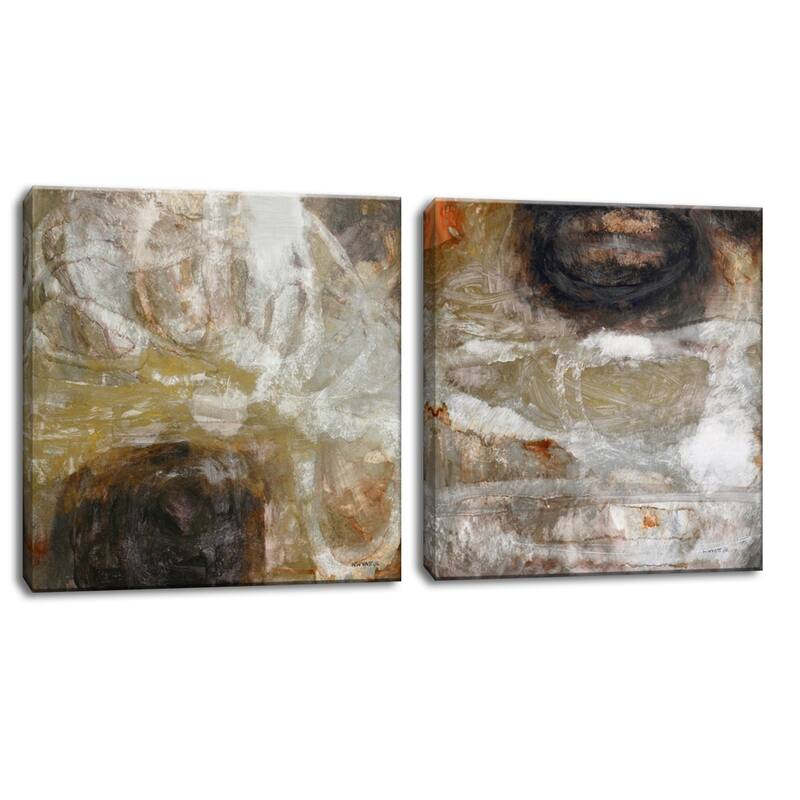 'Oxide I/II' 2 Piece Wrapped Canvas Wall Art Set by Norman Wyatt Jr.