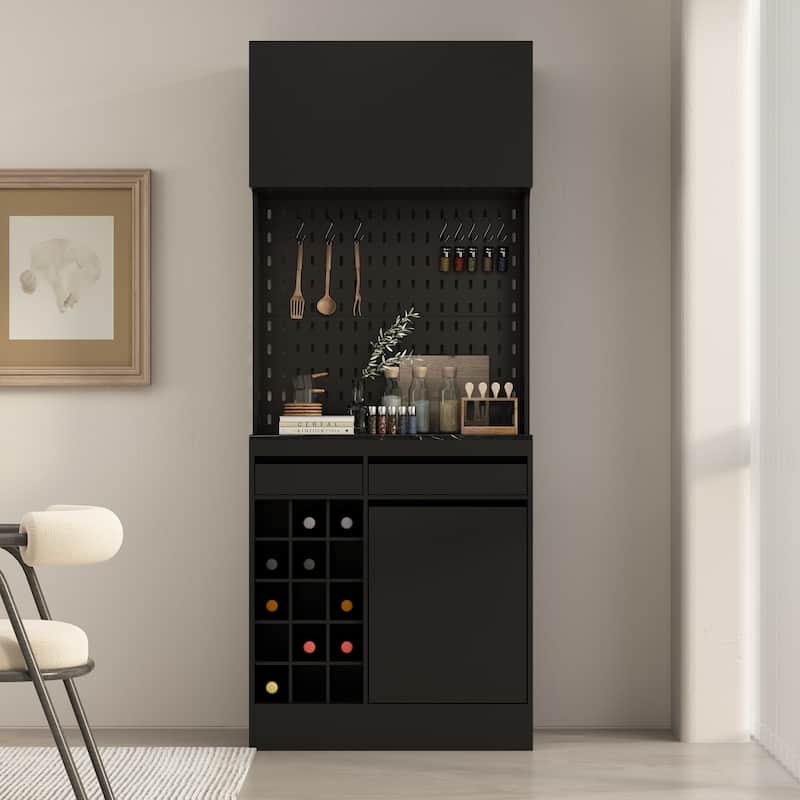 Modular Kitchen Pantry Hutch 4-in-1 Pantry Cabinet Storage Cupboard
