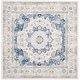 preview thumbnail 20 of 56, SAFAVIEH Evoke Annabel Vintage Shabby Chic Oriental Rug 3' x 3' Square - Ivory/Blue