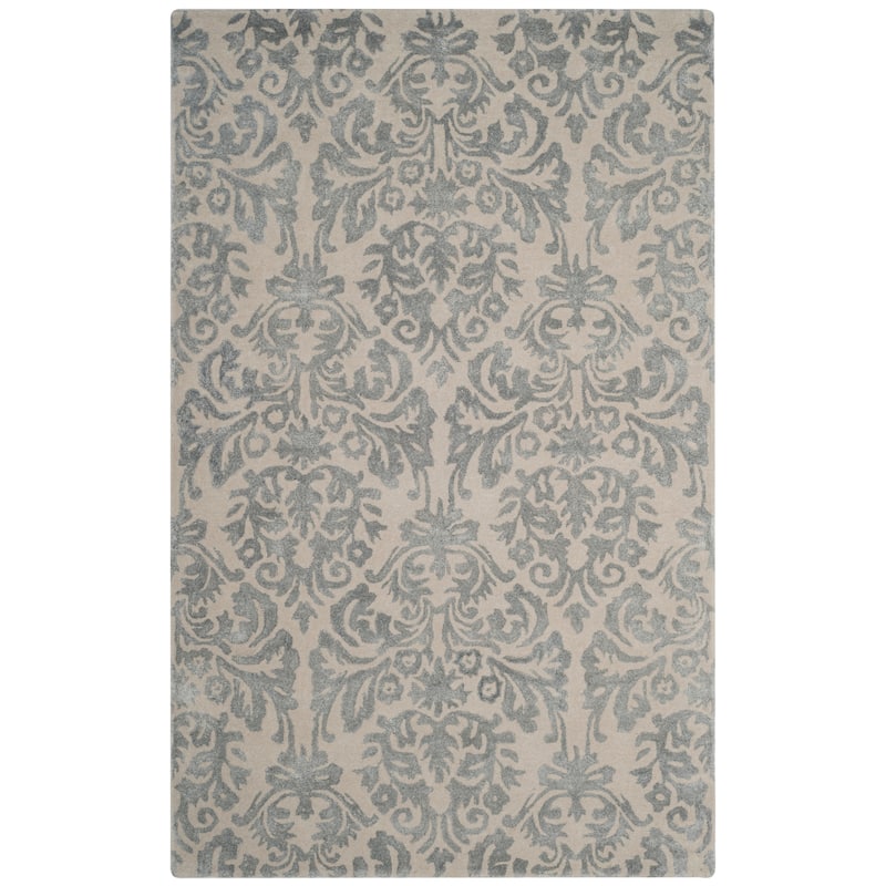 SAFAVIEH Handmade Bella Trea Modern Floral Wool Rug