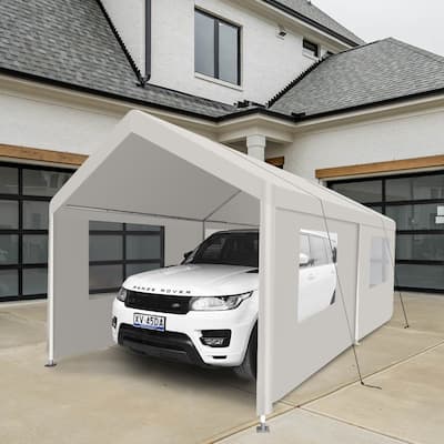 10×30FT Heavy Duty Portable Carport Garage Tent with Window