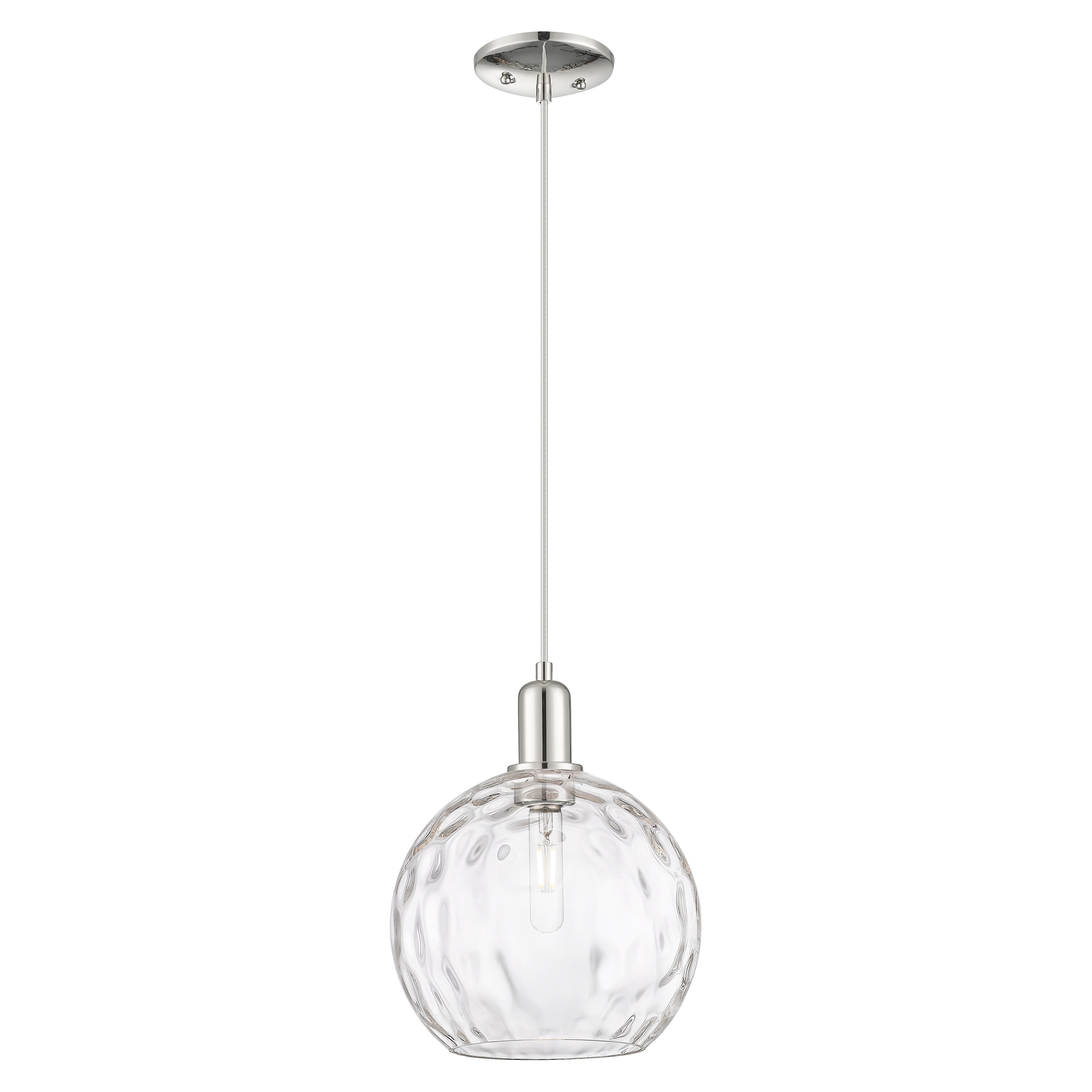 Innovations Lighting Endless Possibilities Arcadia - Athens Water Glass - 1 Light 10" Cord Hung Mini Pendant