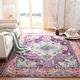 preview thumbnail 19 of 161, SAFAVIEH Monaco Lillie Boho Medallion Distressed Area Rug 10' x 14' - Violet/Light Blue
