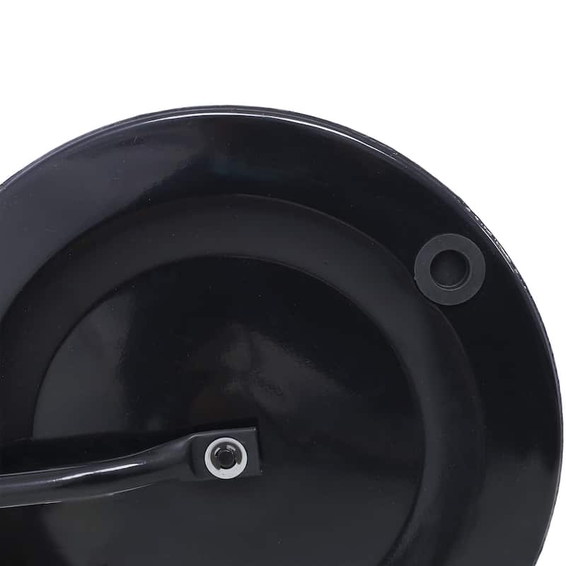 16 Gallon Heavy Duty Lawn Roller, Steel Drum for Lawn and Garden,Black