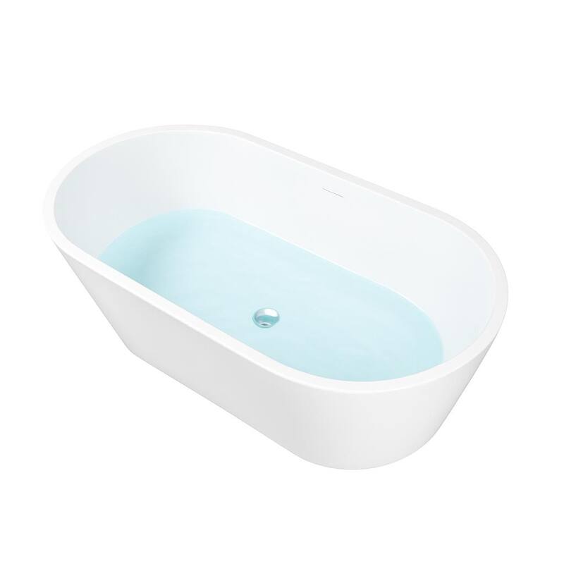KBV 67'' x 31" Freestanding Soaking Acrylic Bathtub GTBT0007 - 67"