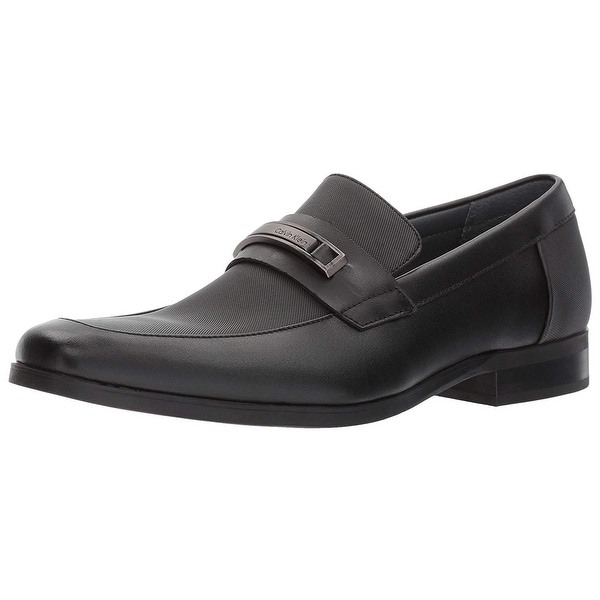 calvin klein men's jameson soft leather loafers