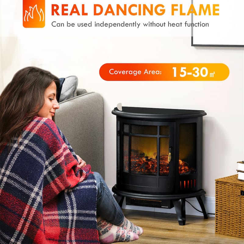 Freestanding Electric Fire Place Heater