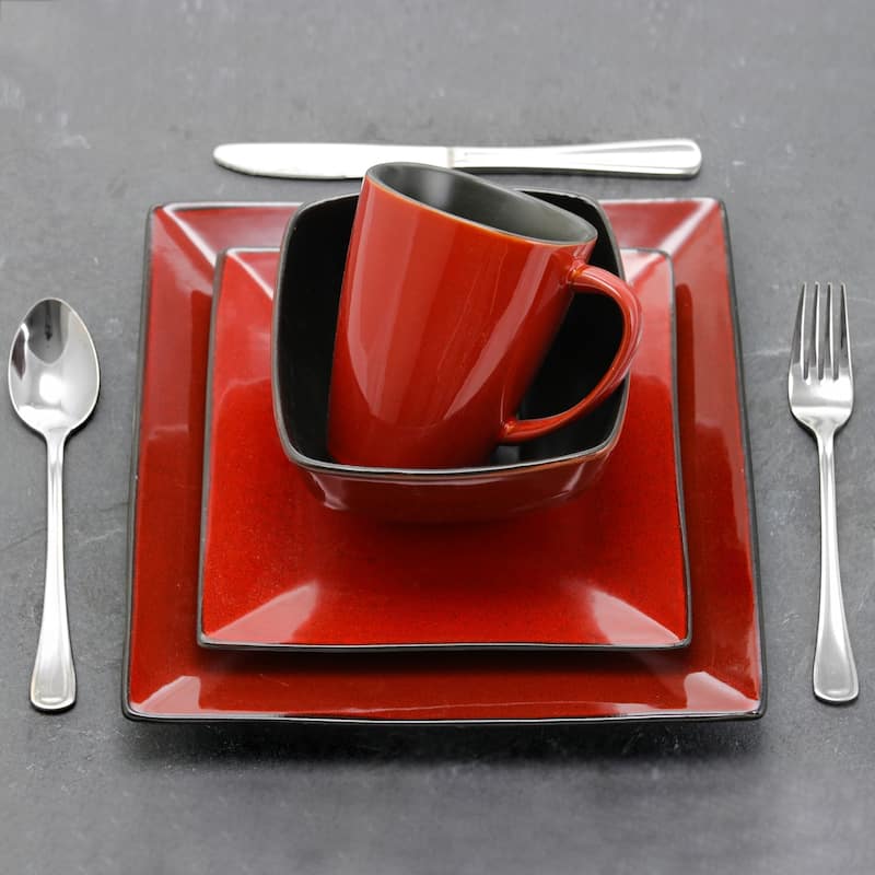 Elama Modern Loft 16 Piece Dinnerware Set