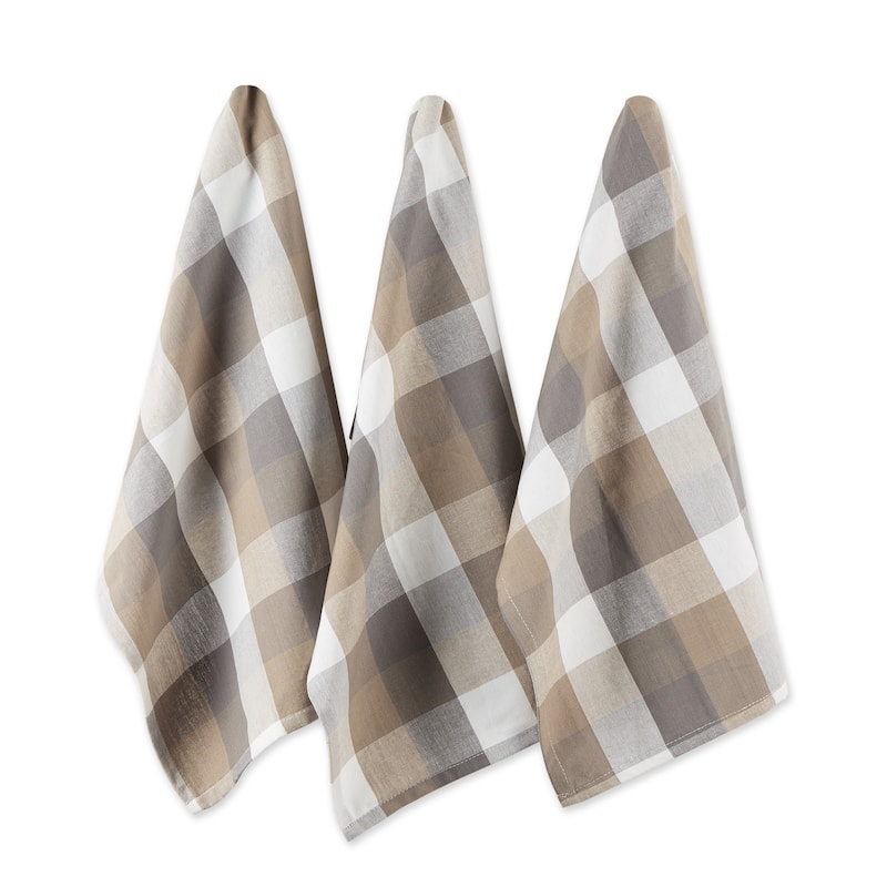 DII Tri Color Check Dishtowel (Set of 3)