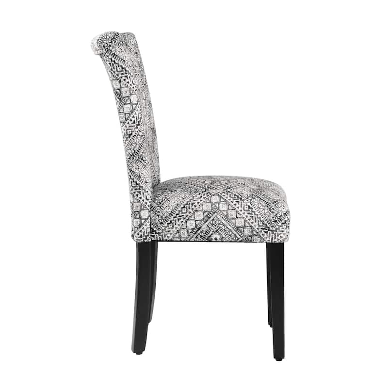 HomePop Classic Parsons Medallion Dining Chair (Set of 2)