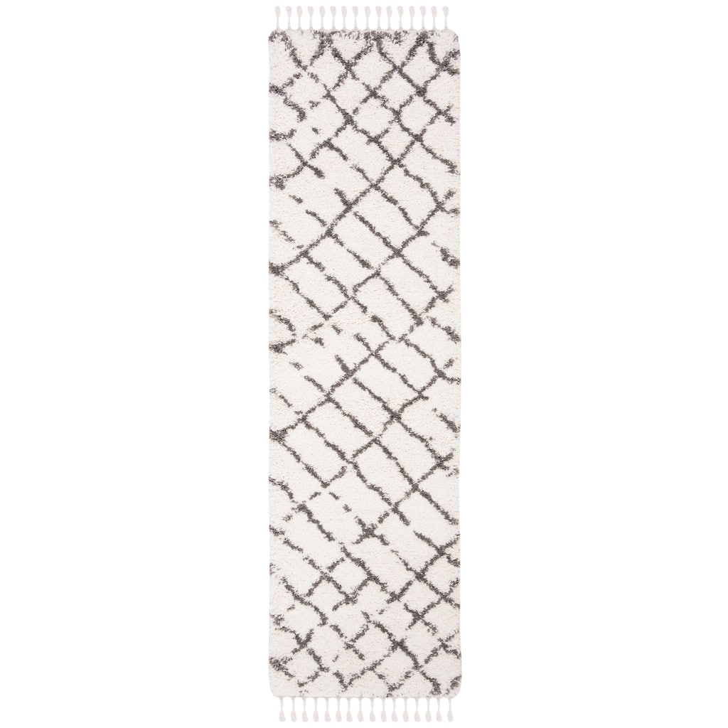 SAFAVIEH Moroccan Fringe Shag Oleta 2-inch Thick Rug