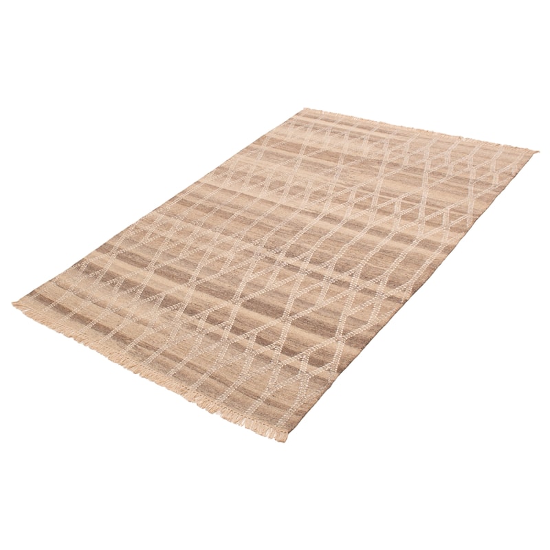 Marrakech Taupe Kilim 5'2" x 7'9" - 5'2 x 7'9