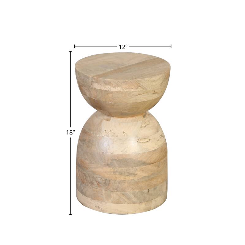 Luke End Table, Natural