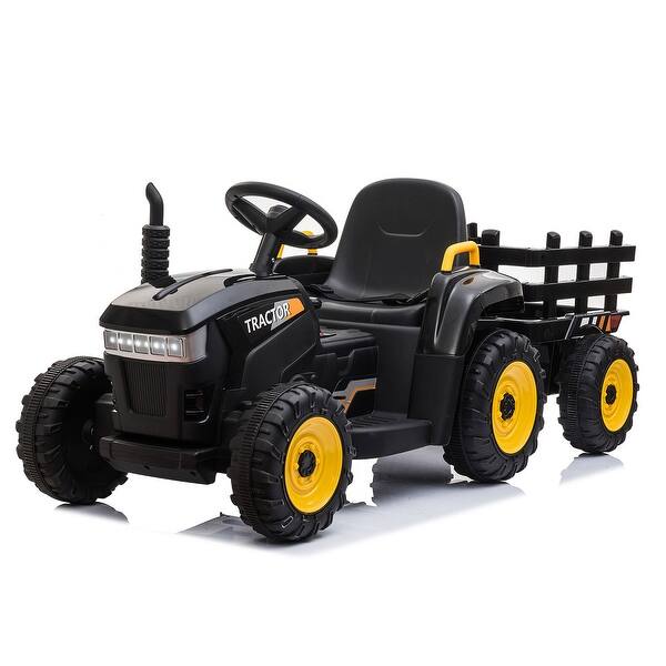 slide 2 of 11, Black Toddler Ride On Truck Car Kids Electric Vehicle Car Kids - Assembly Required - Black